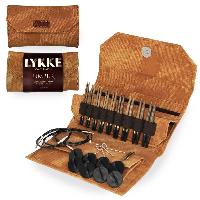 Набор разъемных спиц Lykke, дерево Driftwood, длина 7 см, цвет Umber