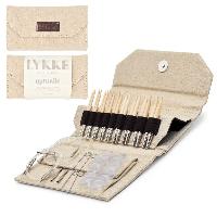 Набор разъемных спиц Lykke, дерево, длина 7см, цвет Natural Beige Jute