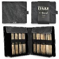 Набор чулочных спиц Lykke, дерево Driftwood, длина 15см, размеры 4.00-9.00 мм, цвет Grey