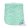 Пряжа на бобинах FbSilk Seta Bourette цвет Waterspout, Нежная мята
