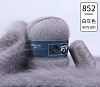 Пряжа Ling Rong Yuan Mink Wool цвет 852