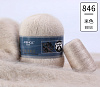 Пряжа Ling Rong Yuan Mink Wool цвет 846