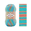 Пряжа Alize Bella Batik 100 цвет 8097