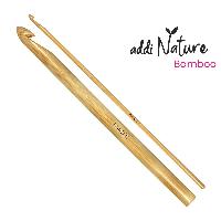 Крючок вязальный бамбук  addiNature BAMBOO 15см